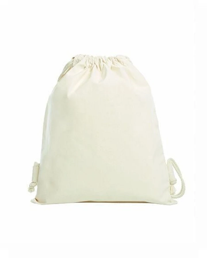 Halfar Schuhtasche/Turnbeutel aus Bio - Baumwolle 38 x 45 cm Gym-Bag