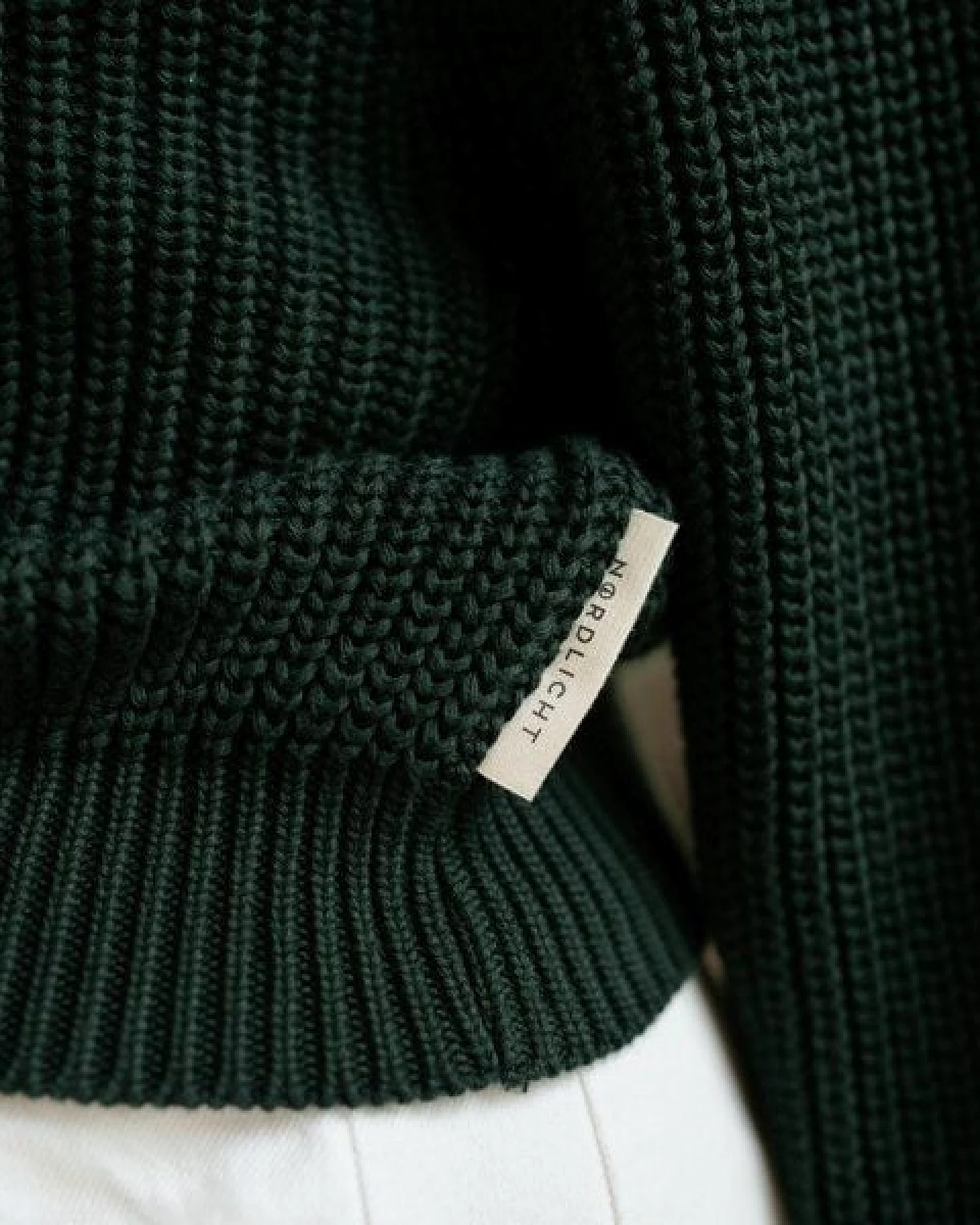 NORDLICHT Grobstrick Cardigan aus 100% Baumwolle MARLA – Ansicht 4