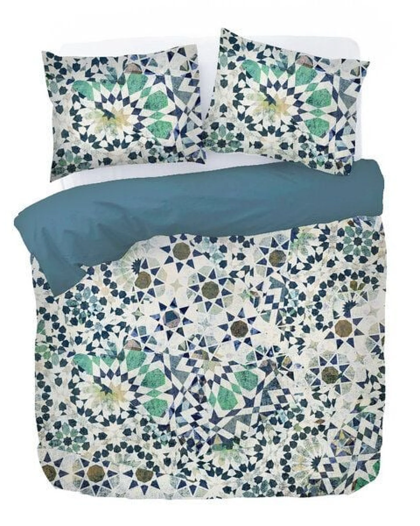 Kayori Faiz - Bettwäsche - Baumwolle satin - Grün – Ansicht 3