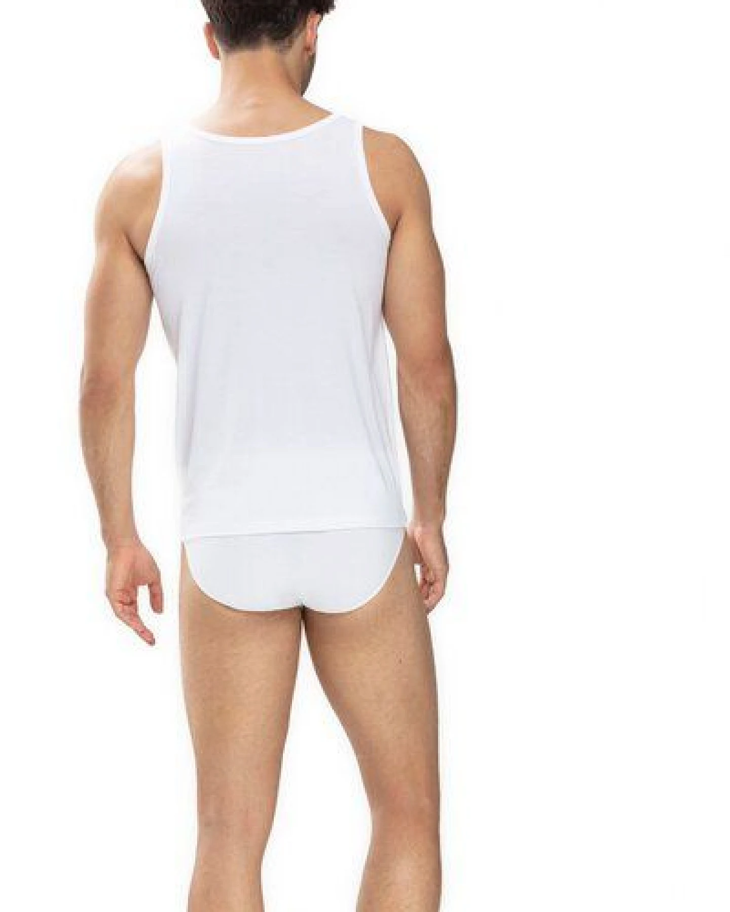 Mey Herren Athletic-Shirt Unterhemd aus Tencel "Network" – Ansicht 2
