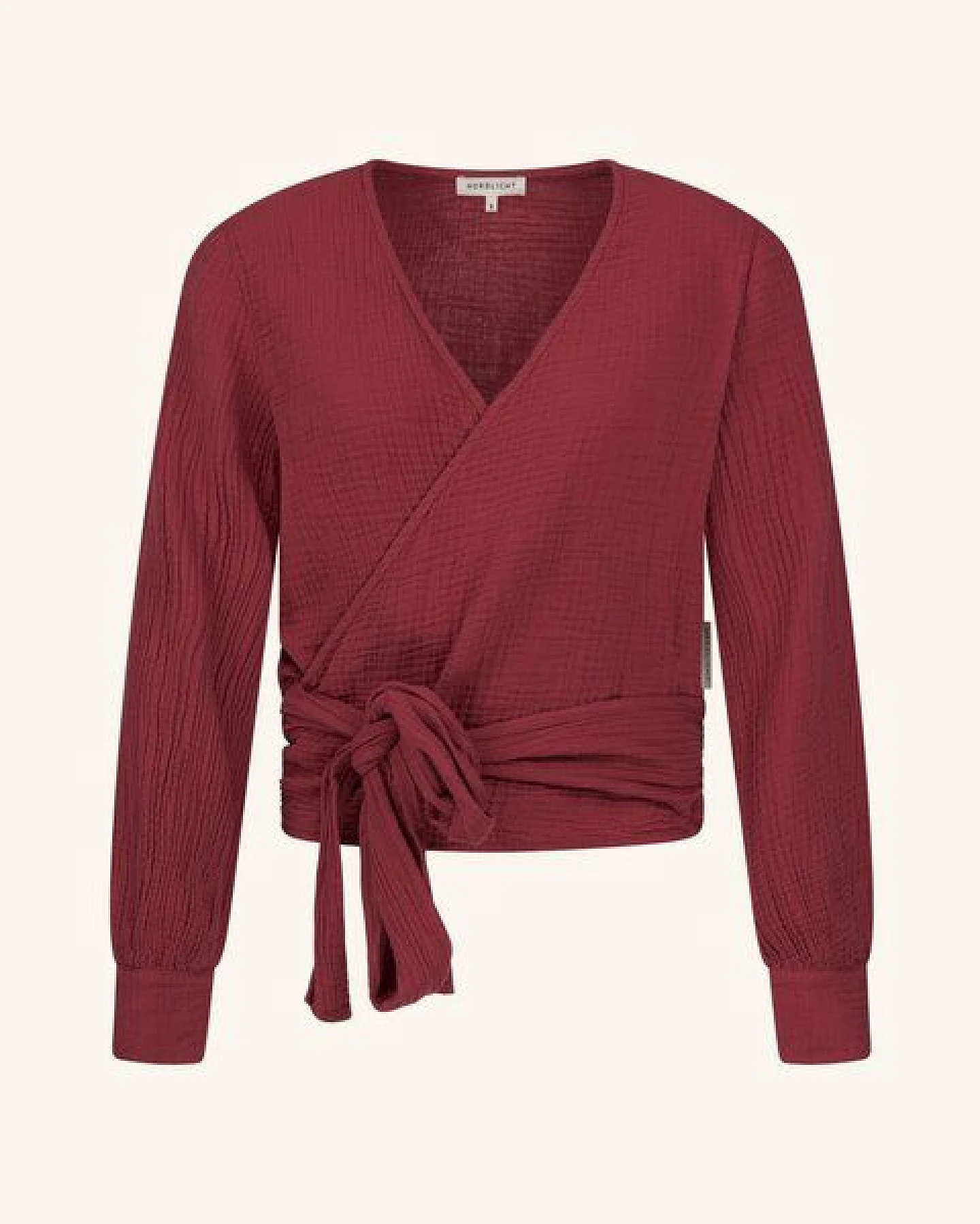 NORDLICHT Musselin Wickelbluse Freda aus 100% Bio-Baumwolle – Ansicht 2
