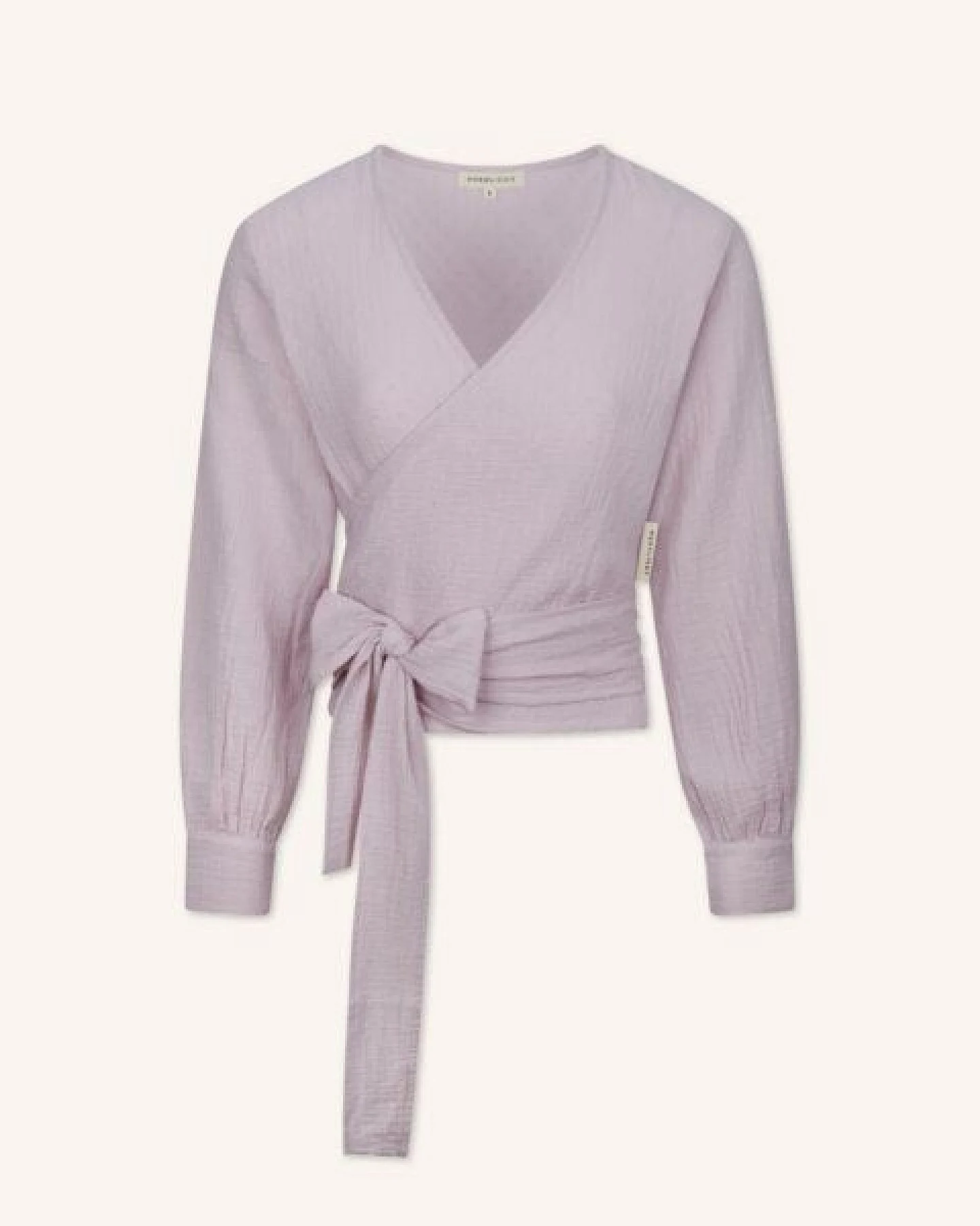 NORDLICHT Musselin Wickelbluse Freda aus 100% Bio-Baumwolle – Ansicht 2