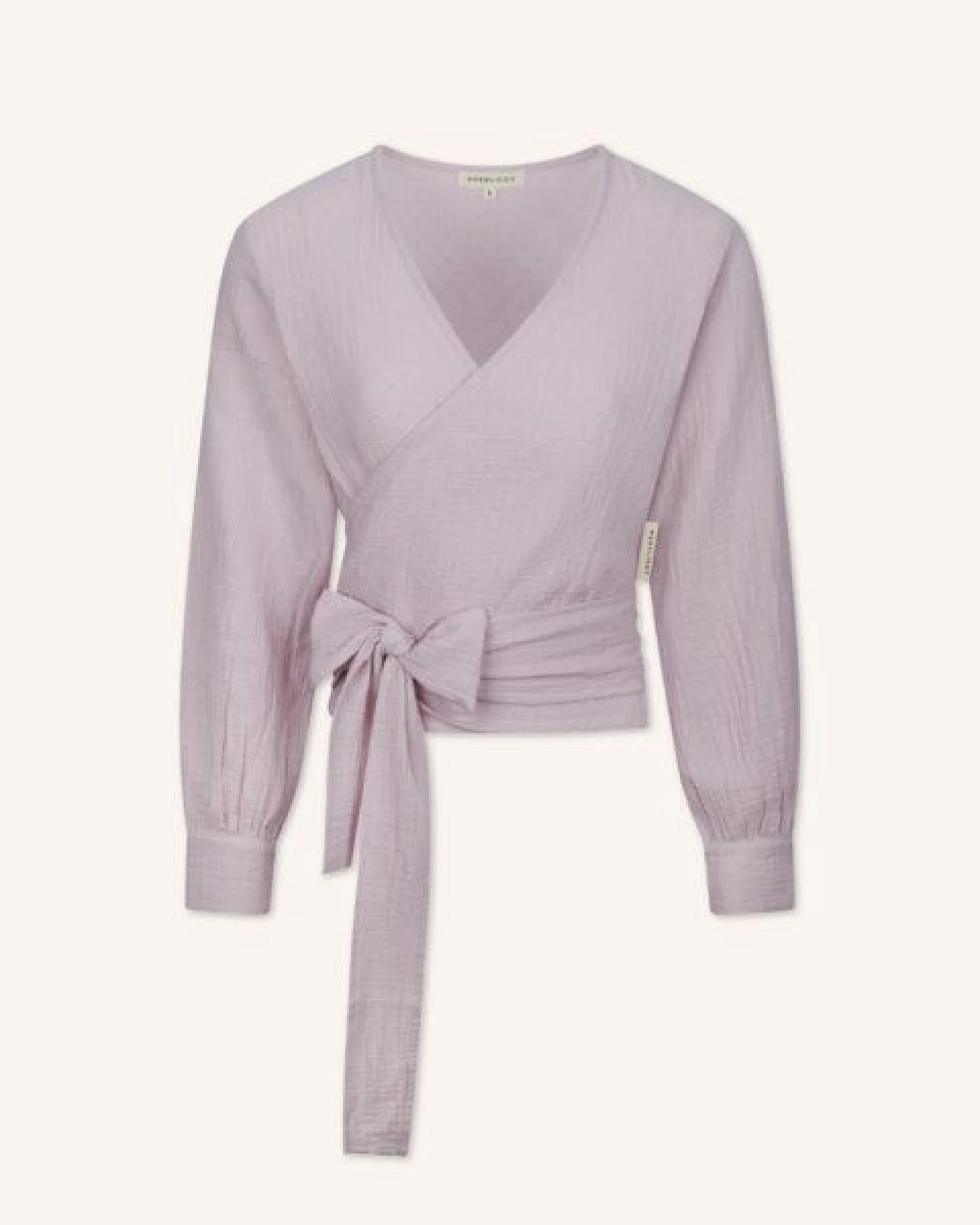 NORDLICHT Musselin Wickelbluse Freda aus 100% Bio-Baumwolle – Ansicht 2