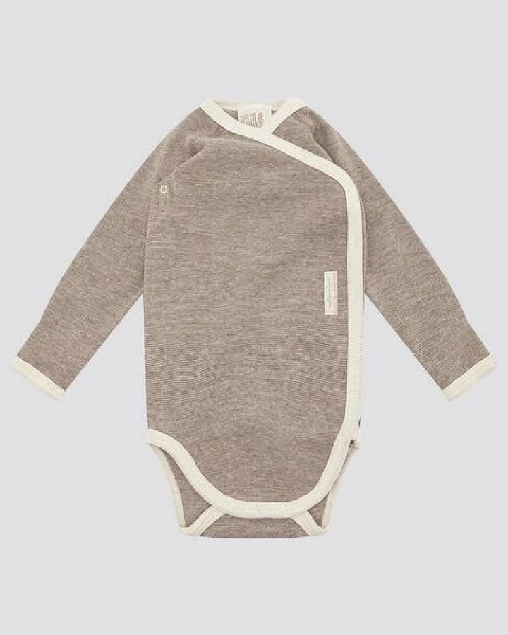 comazo|earth Baby Body aus Wolle-Seide Mix