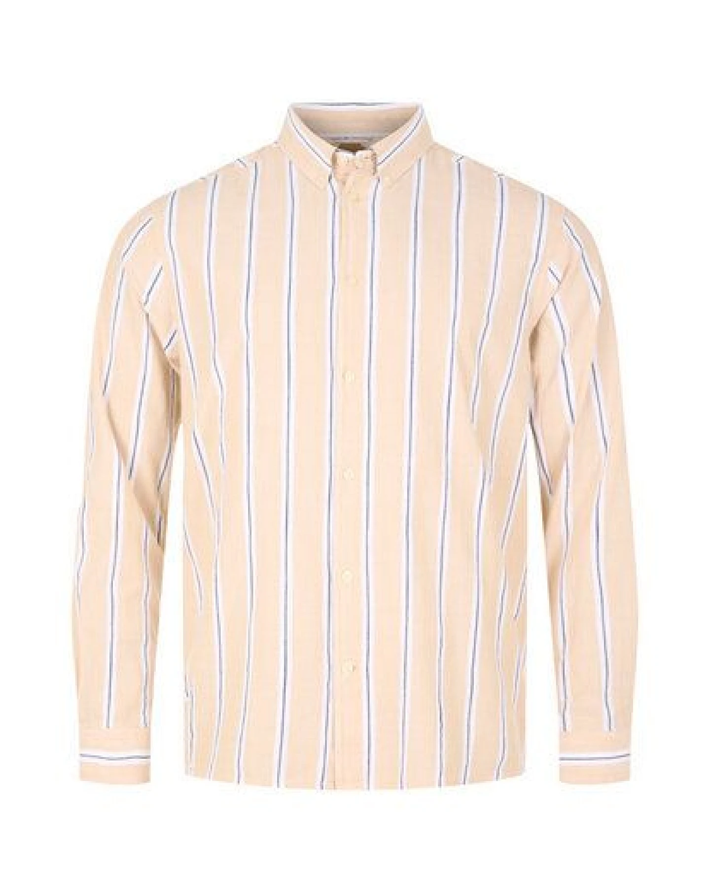 KnowledgeCotton Apparel Hemd gestreift - Relaxed fit striped cotton shirt - aus Bio-Baumwolle – Ansicht 2