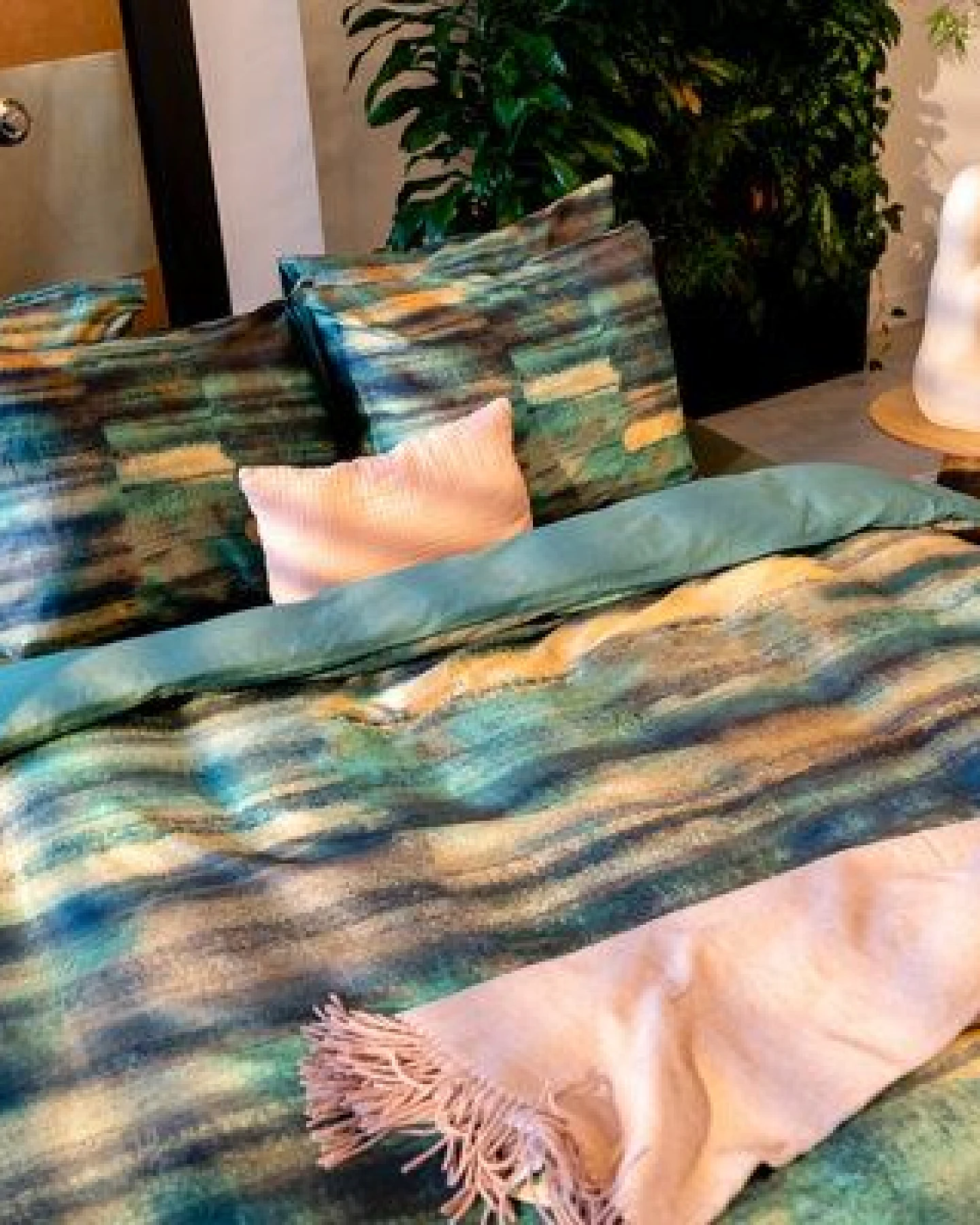 Kayori Toto - Bettwäsche - Baumwolle satin - Grün – Ansicht 2
