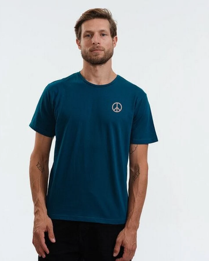 GARY MASH T-Shirt Peace Sign aus Bio-Baumwolle