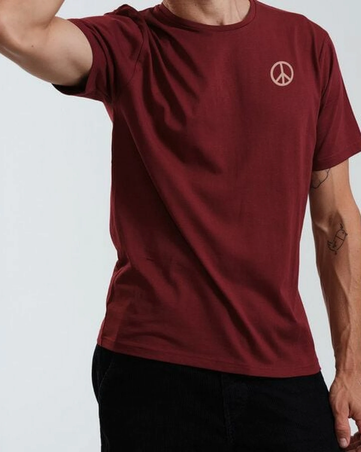 GARY MASH T-Shirt Peace Sign aus Bio-Baumwolle – Ansicht 4