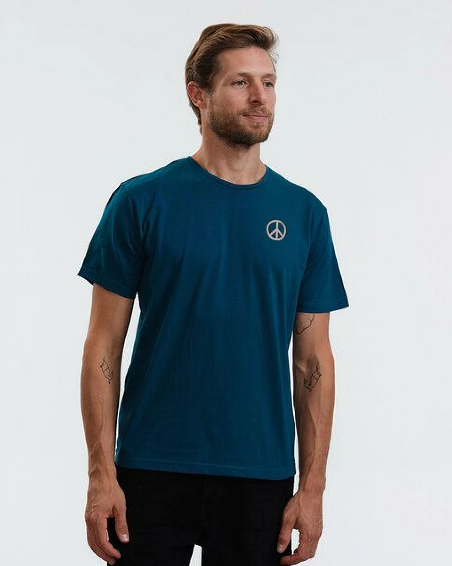 GARY MASH T-Shirt Peace Sign aus Bio-Baumwolle – Ansicht 3