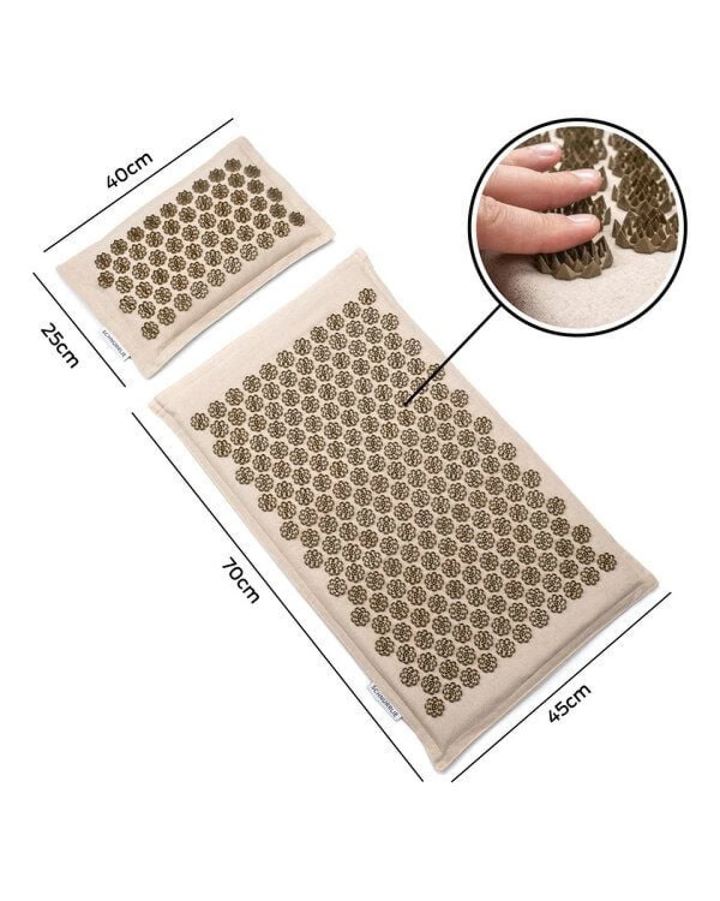 naturling Akupressur Matte Set mit Zirbenkissen und Tasche – Ansicht 3