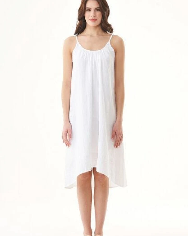 ORGANICATION Spaghettiträger-Kleid aus Bio-Baumwolle