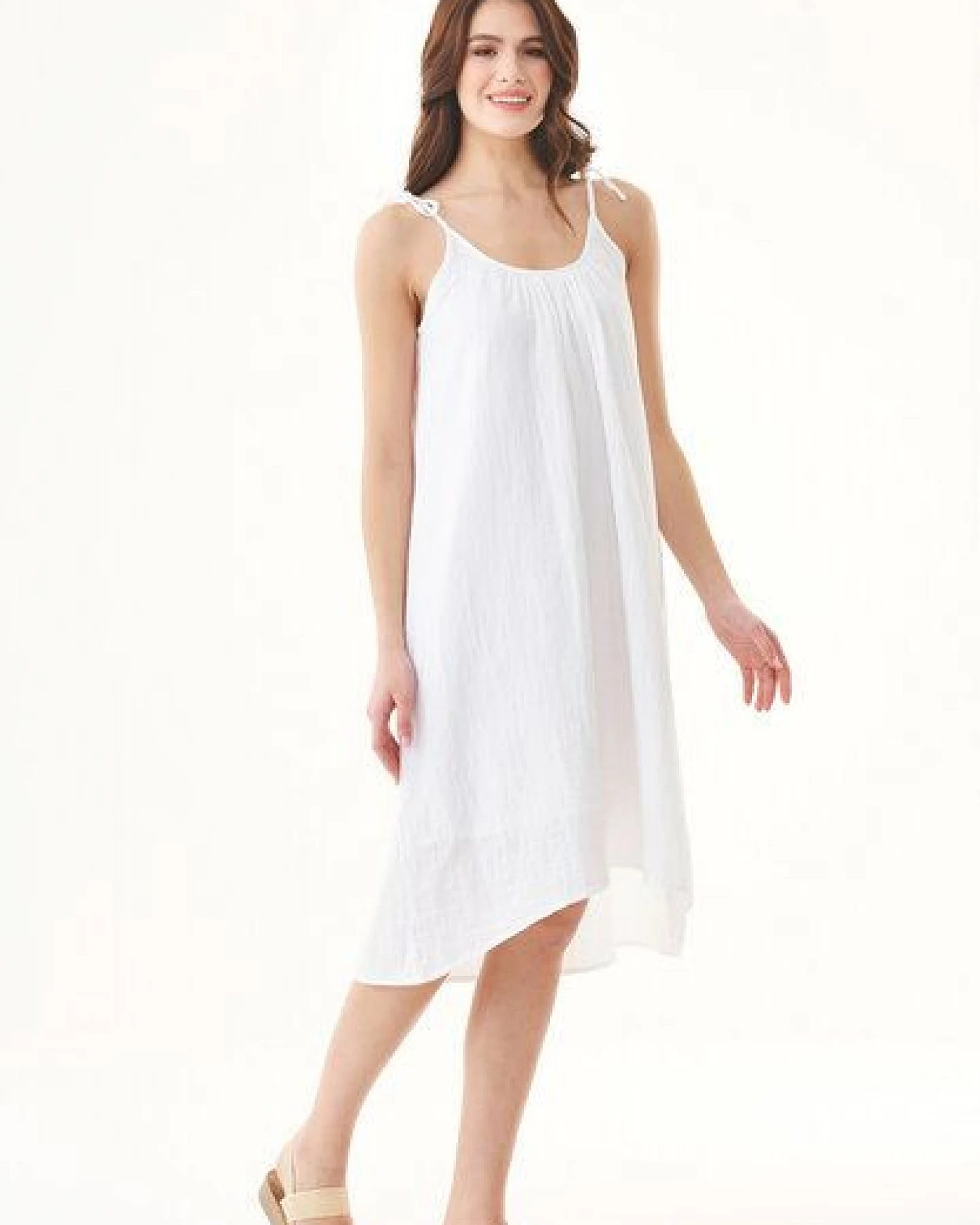 ORGANICATION Spaghettiträger-Kleid aus Bio-Baumwolle – Ansicht 2