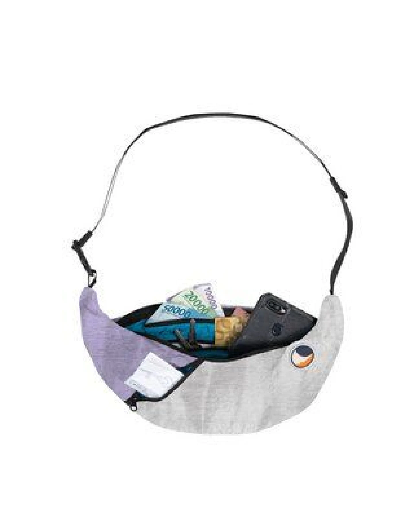 Ticket to the Moon upcycled Bauchtasche/Crossbody Umhängetasche "Sling Bag" – Ansicht 3