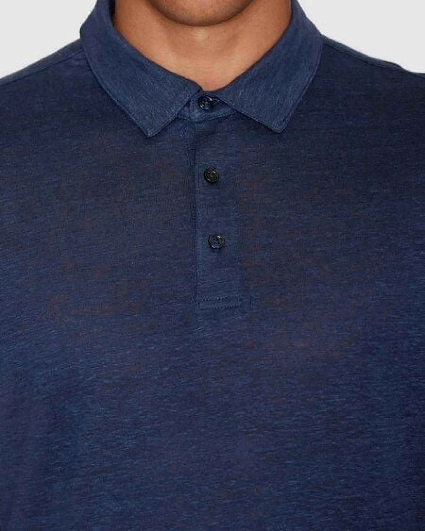 KnowledgeCotton Apparel Poloshirt - Linen polo - aus Leinen – Ansicht 4