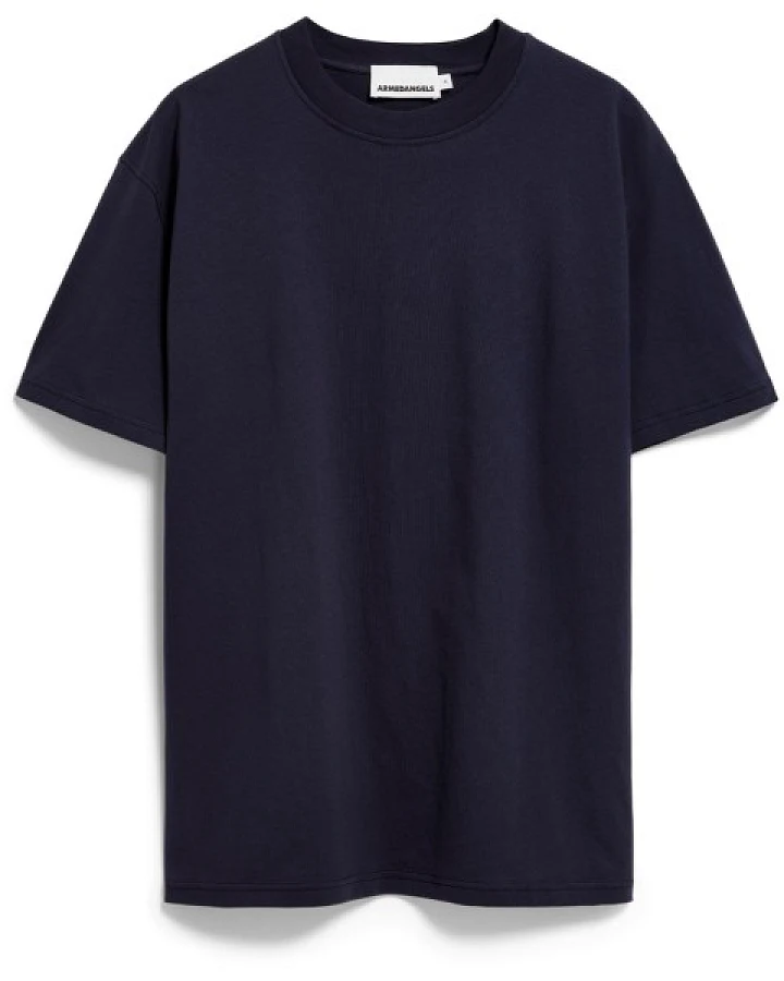 ARMEDANGELS - Maarkos Mid Weight - T-Shirt Gr M blau