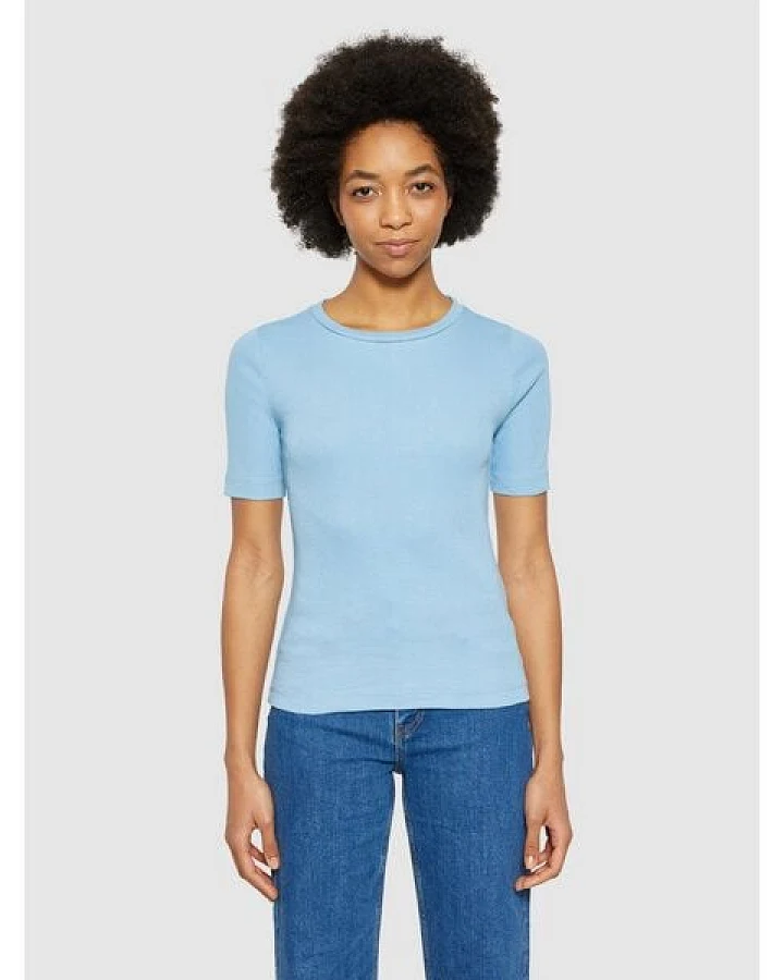 KnowledgeCotton Apparel T-Shirt - Rib t-shirt - aus Bio-Baumwolle
