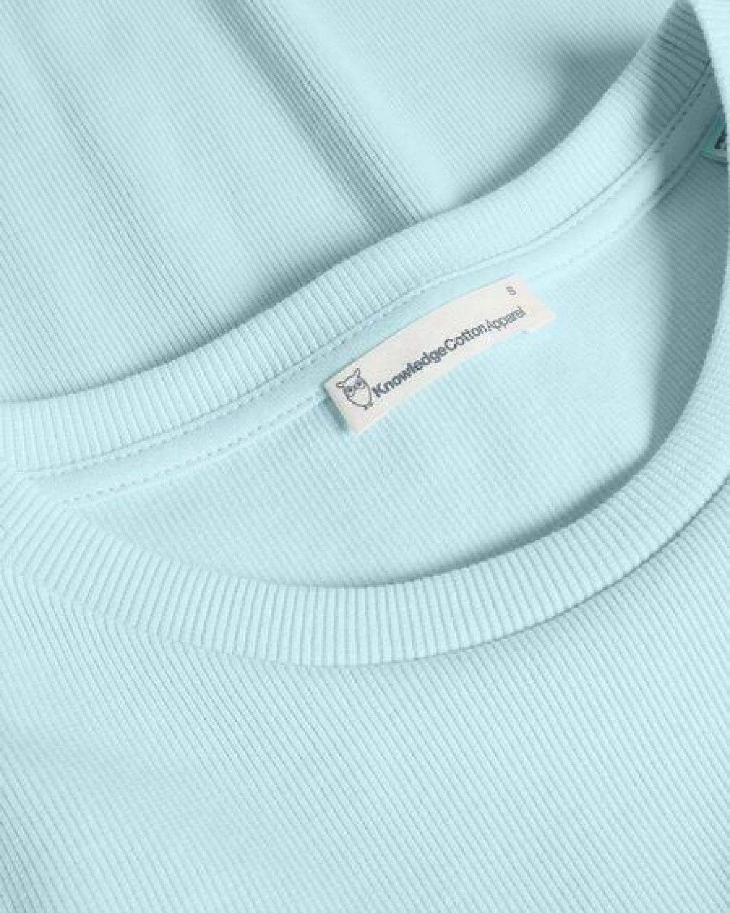 KnowledgeCotton Apparel T-Shirt - Rib t-shirt - aus Bio-Baumwolle – Ansicht 4