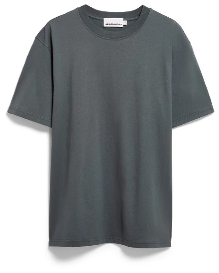 Produktseite: ARMEDANGELS - Maarkos Mid Weight - T-Shirt Gr M grau