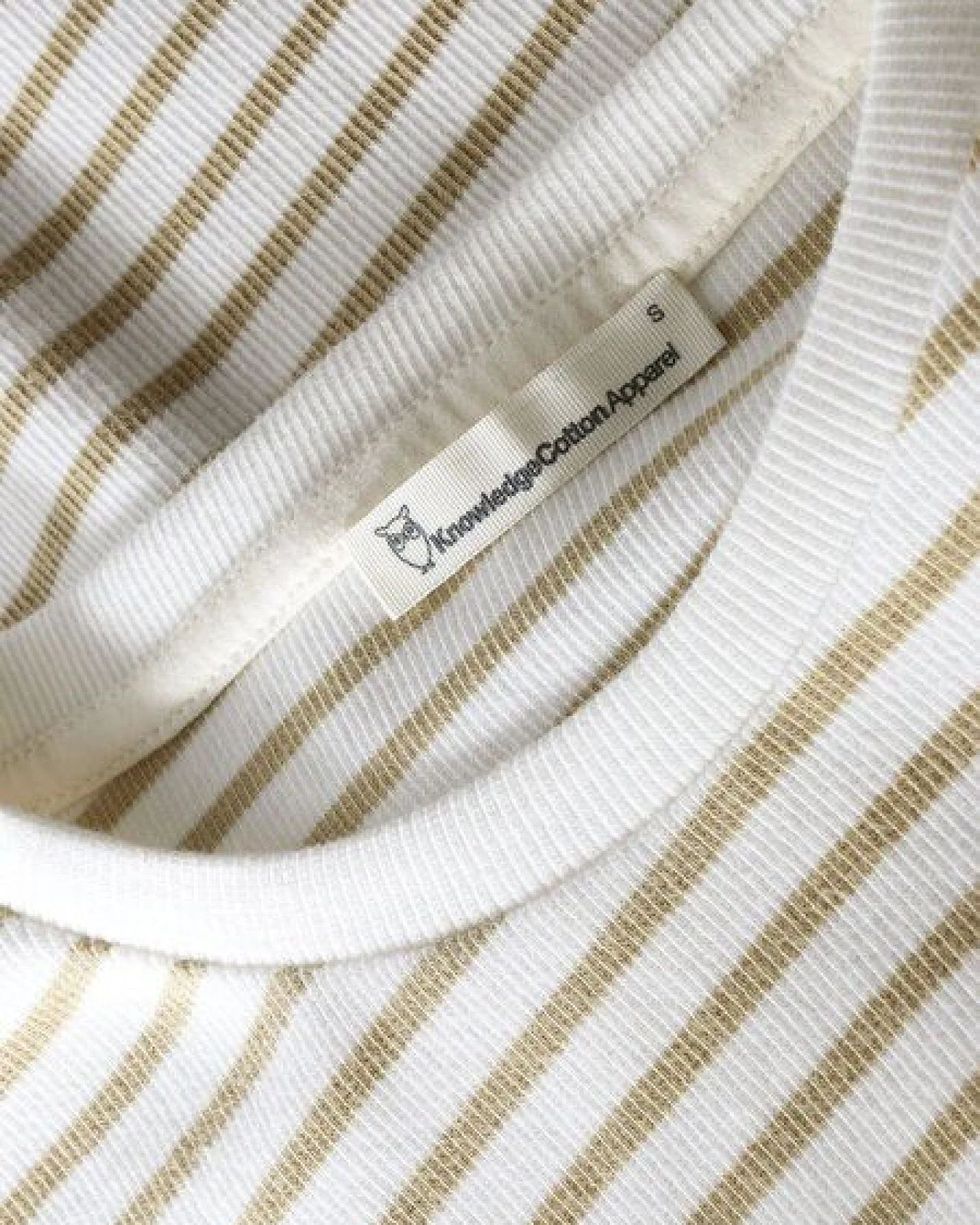 KnowledgeCotton Apparel T-Shirt - Rib t-shirt - aus Bio-Baumwolle – Ansicht 4