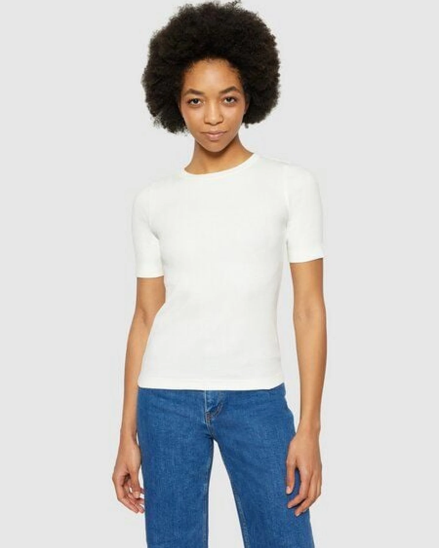 KnowledgeCotton Apparel T-Shirt - Rib t-shirt - aus Bio-Baumwolle – Ansicht 3