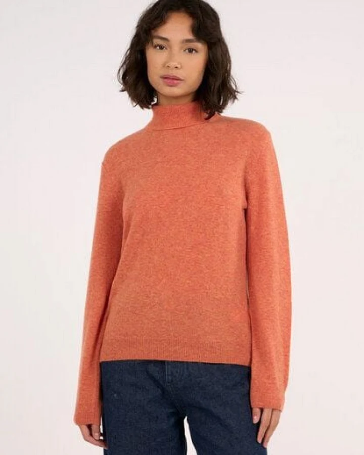 KnowledgeCotton Apparel Knowledge Cotton Apparel - Rollkragen Pullover Lambswool