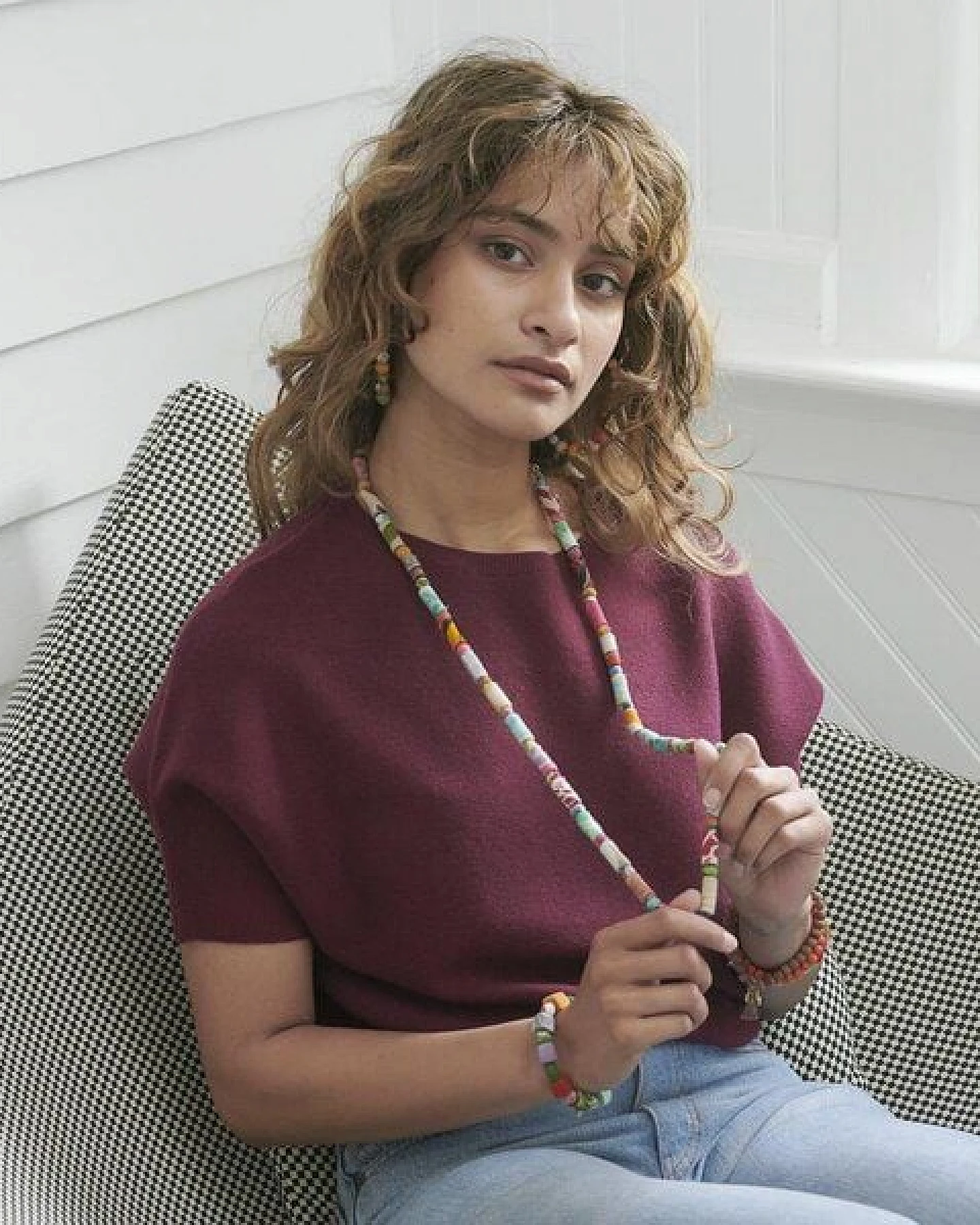 Worldfinds Kantha Dot Dash Necklace – Ansicht 3