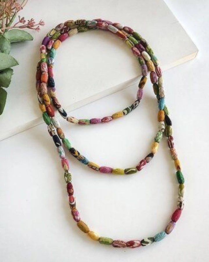 Worldfinds Kantha Kai Necklace