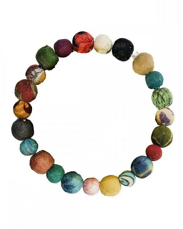Worldfinds Kantha Armband Poetic