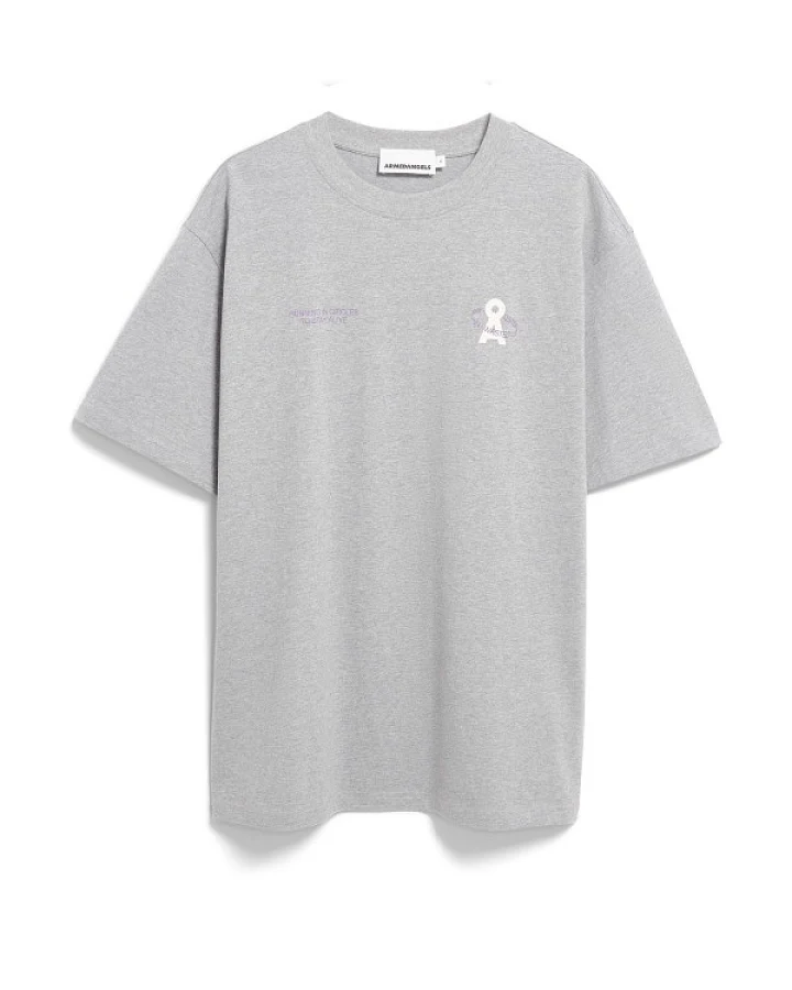 Produktseite: ARMEDANGELS - Maarkos Un-Wasted - T-Shirt Gr M grau
