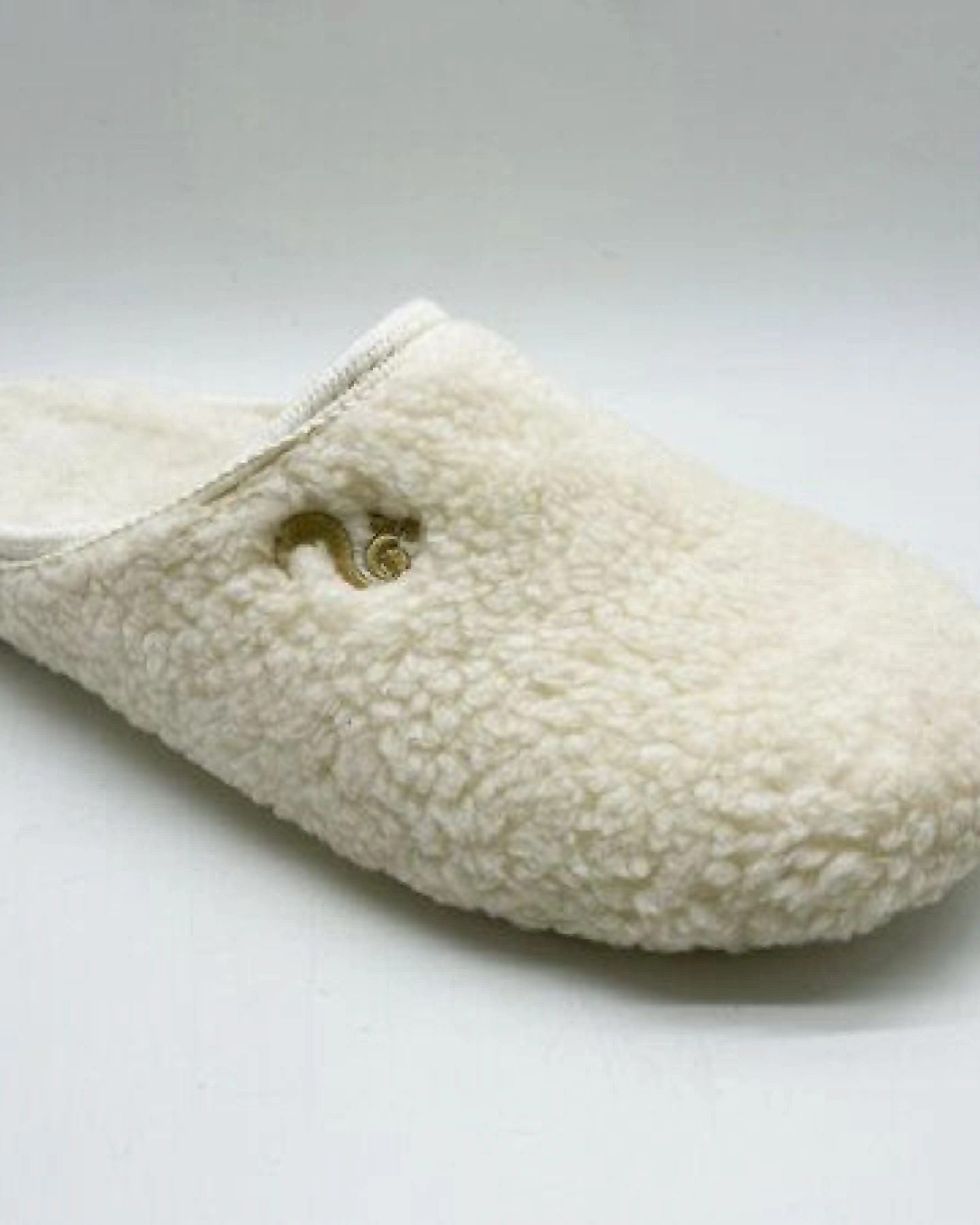 Veganer "thies ® Eco Teddy Slipper" aus kuscheliger Biobaumwolle – Ansicht 2