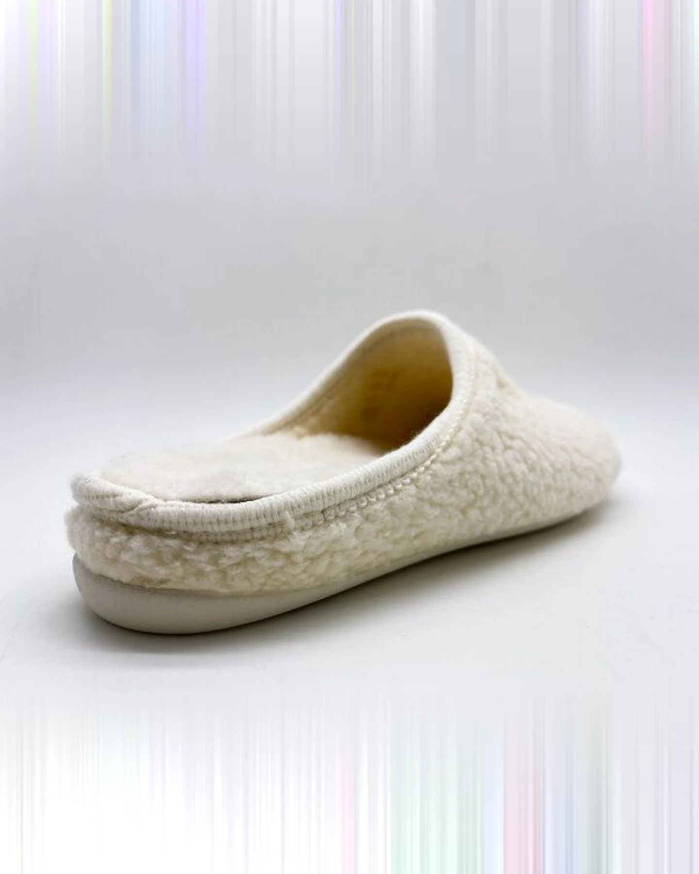 Veganer "thies ® Eco Teddy Slipper" aus kuscheliger Biobaumwolle – Ansicht 3