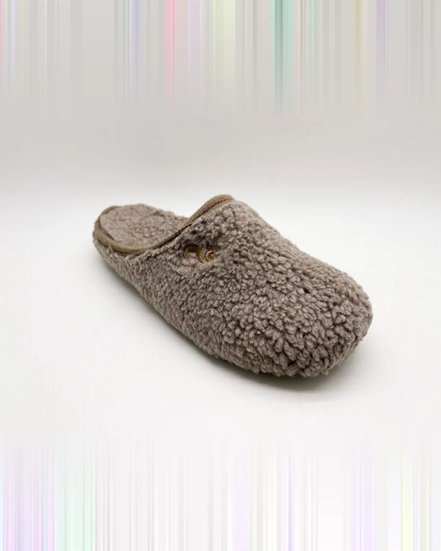 Veganer "thies ® Eco Teddy Slipper" aus kuscheliger Biobaumwolle – Ansicht 2