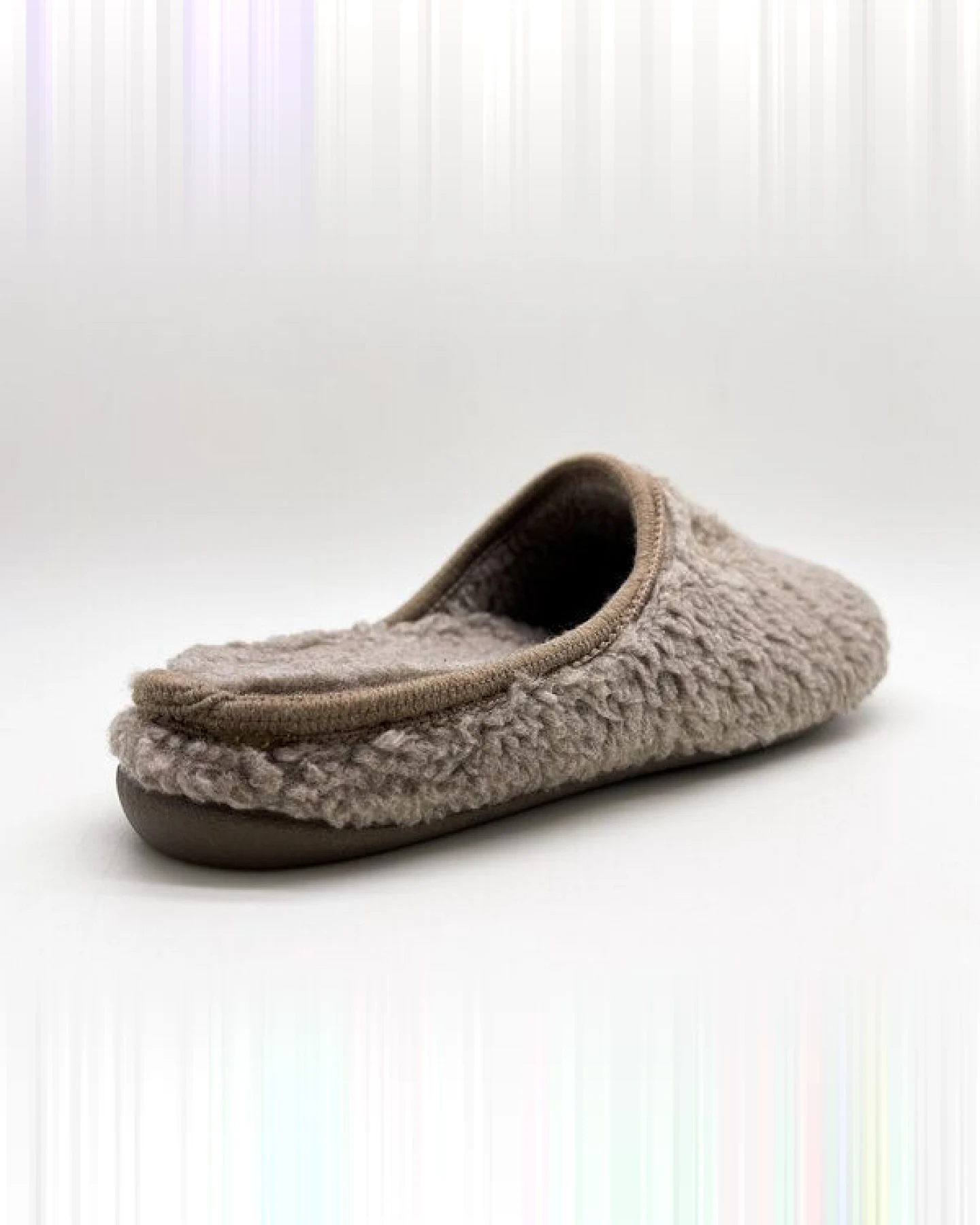 Veganer "thies ® Eco Teddy Slipper" aus kuscheliger Biobaumwolle – Ansicht 3