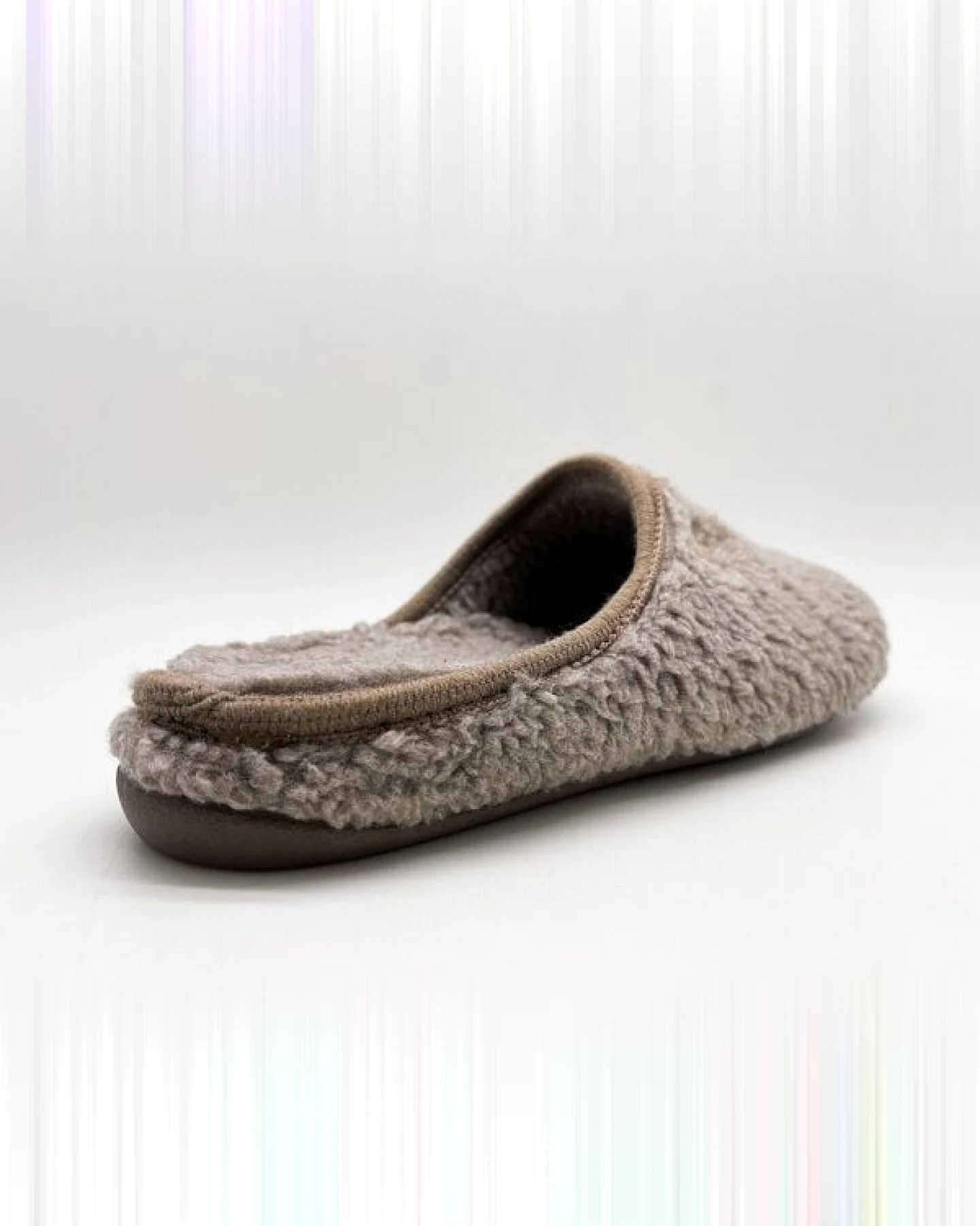 Veganer "thies ® Eco Teddy Slipper" aus kuscheliger Biobaumwolle – Ansicht 3