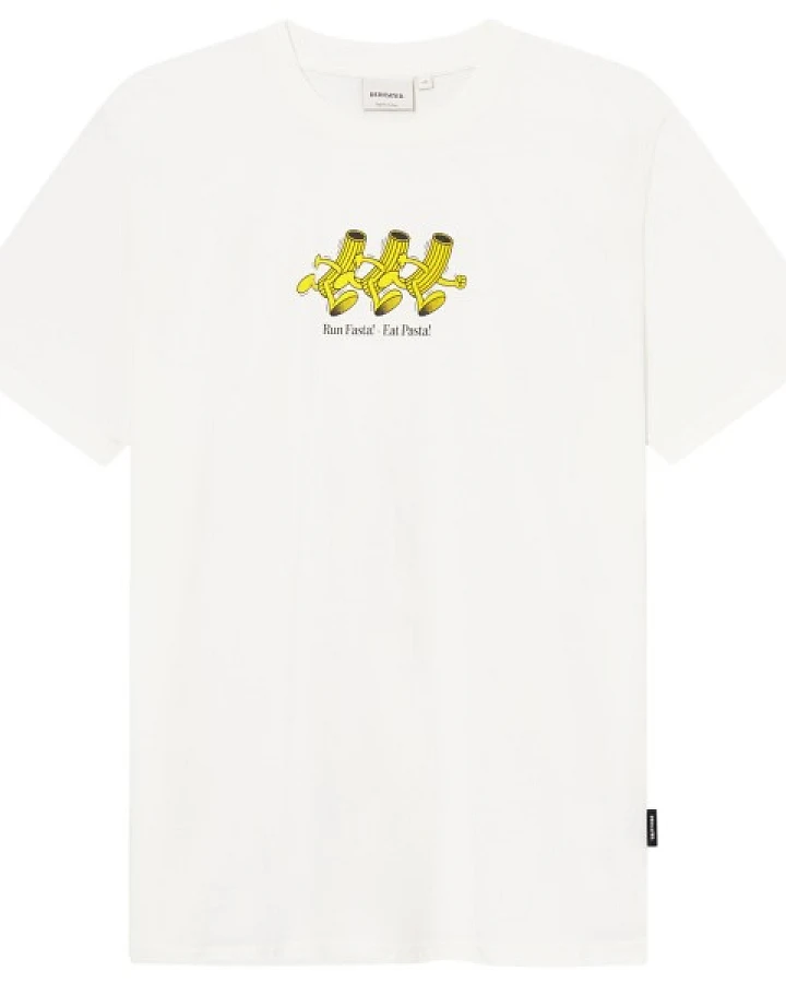 DEDICATED - T-Shirt Stockholm - T-Shirt Gr S weiß