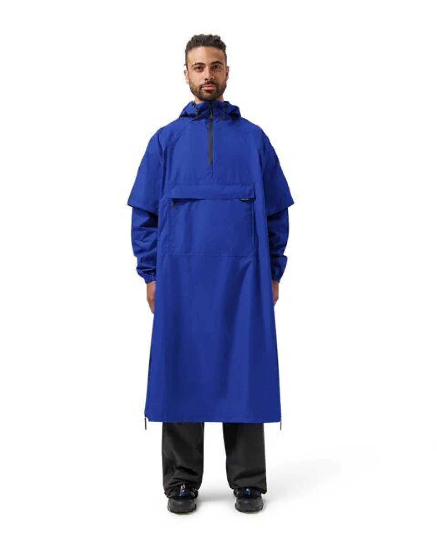 Maium Vegan Regenmantel - Unisex Poncho - aus recycelten Materialien – Ansicht 3