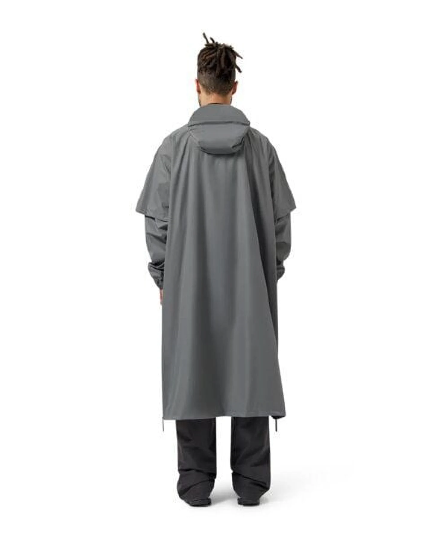 Maium Vegan Regenmantel - Unisex Poncho - aus recycelten Materialien – Ansicht 4