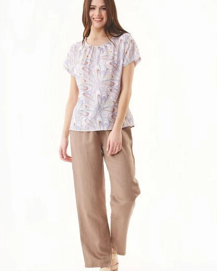 ORGANICATION Hose aus TENCEL Lyocell und Leinen
