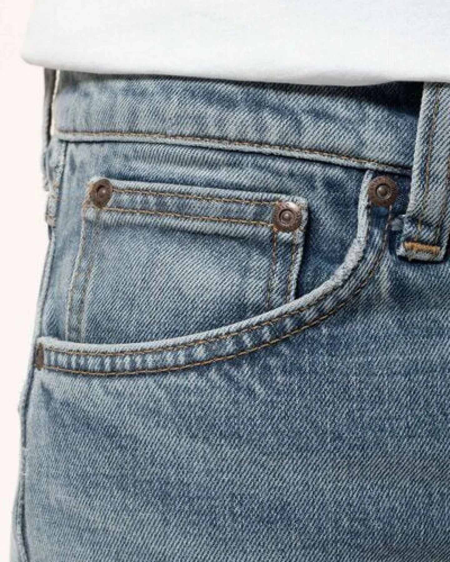 Nudie Jeans Lean Dean Cloud Blue – Ansicht 3