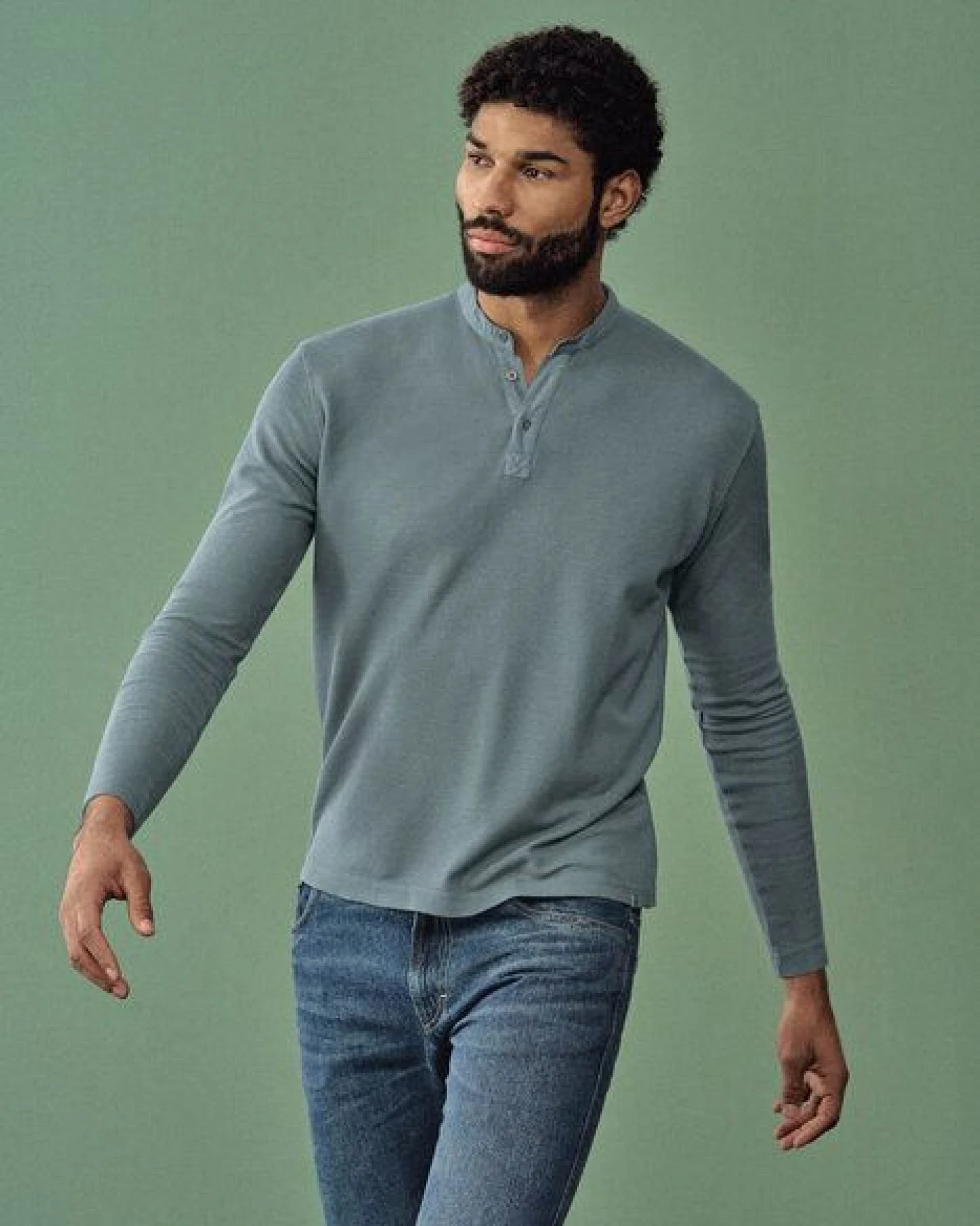 HempAge Langarm Shirt aus Hanf & Bio-Baumwolle – Ansicht 2