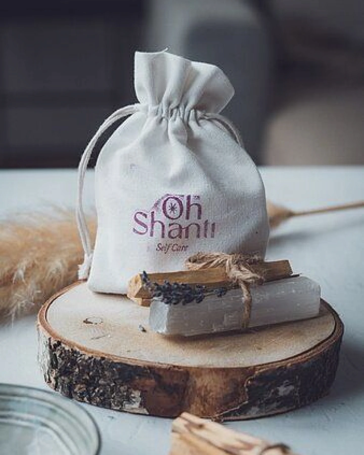 Oh Shanti Reinigungsset Palo Santo & Selenit – Ansicht 3