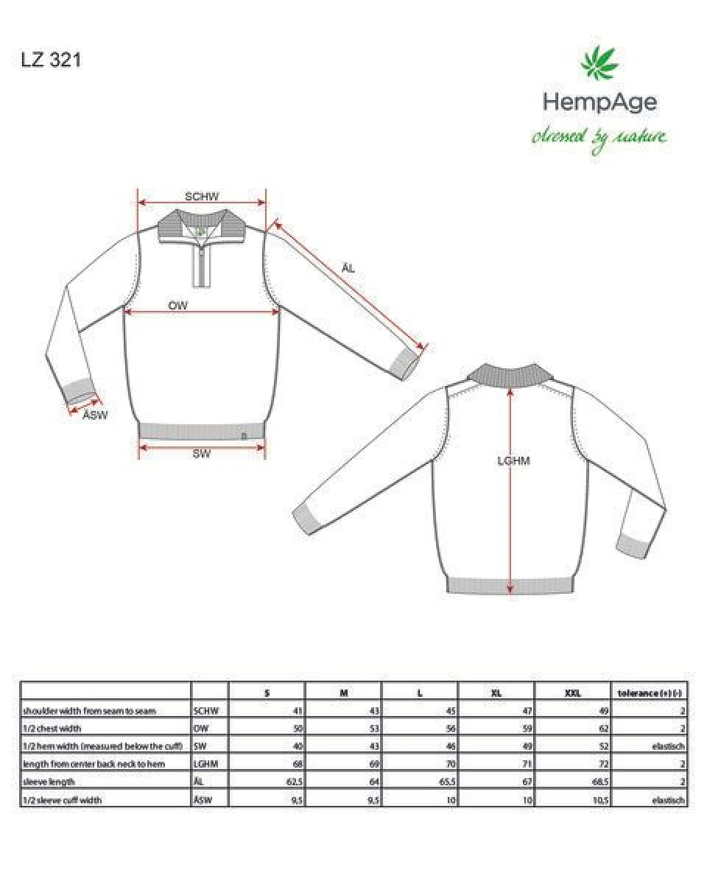 HempAge Woll-Troyer aus Hanf, Wolle & Baumwolle – Ansicht 3