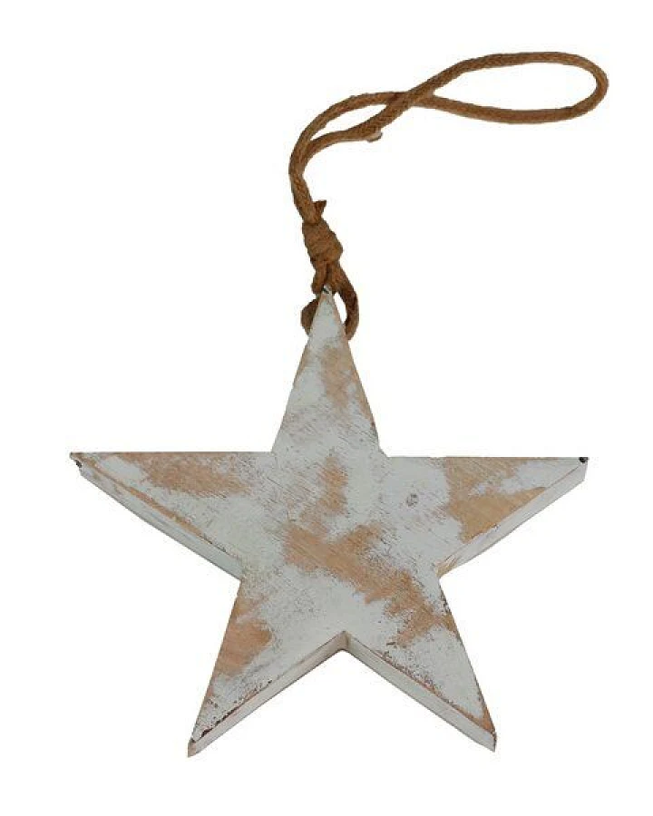 Mitienda Shop Fensterdeko Stern, Weihnachtsdeko aus Holz