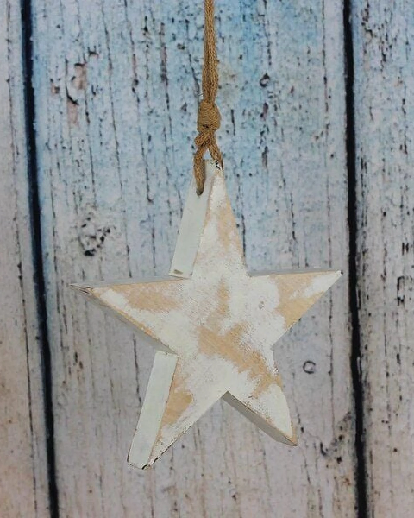 Mitienda Shop Fensterdeko Stern, Weihnachtsdeko aus Holz – Ansicht 3