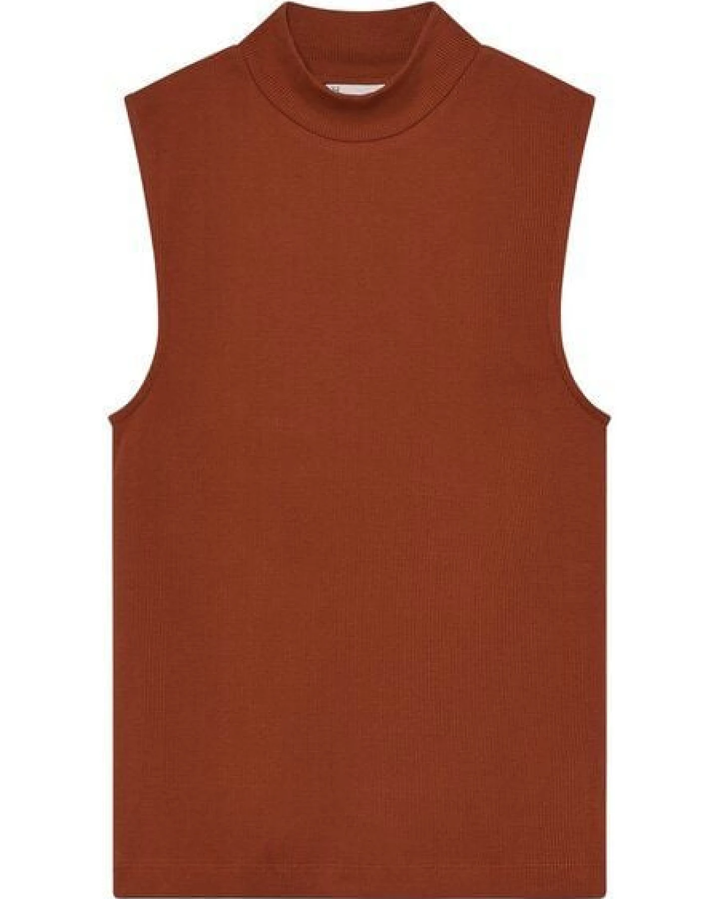 KnowledgeCotton Apparel Ripptop - High neck rib top - aus Bio-Baumwolle – Ansicht 3