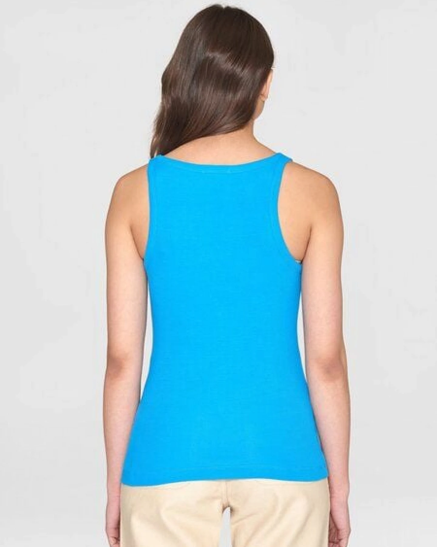 KnowledgeCotton Apparel Tanktop gerippt - Racer rib top - aus Bio-Baumwolle – Ansicht 3