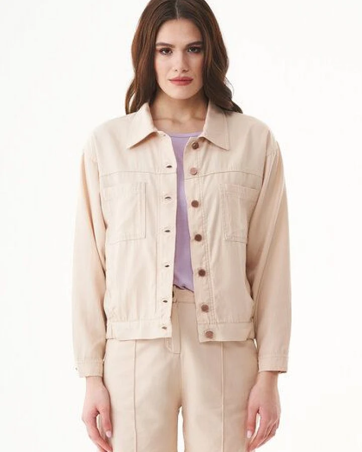 ORGANICATION Hemdjacke aus TENCEL Lyocell und Bio-Baumwolle