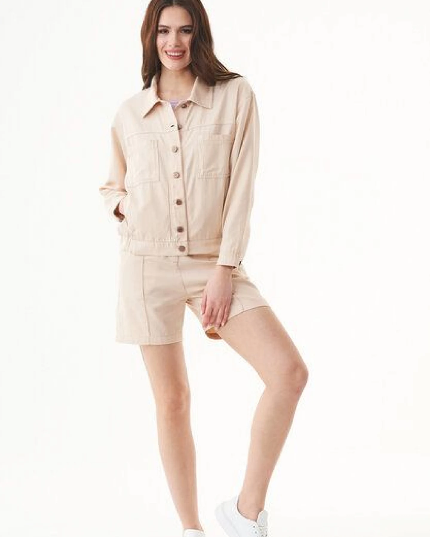 ORGANICATION Hemdjacke aus TENCEL Lyocell und Bio-Baumwolle – Ansicht 2