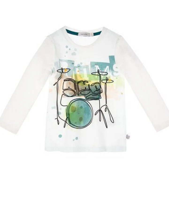Marraine Kids Shirt aus Bio Baumwolle "continuous line art"