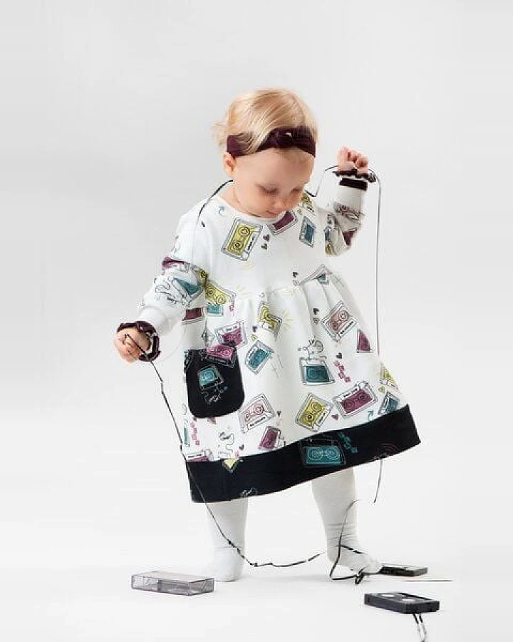 Marraine Kids Kleid aus Bio Baumwolle "Mixtape"